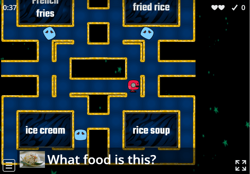 food maze game