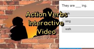 action verbs interactive video