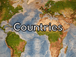 countries geography ESL games