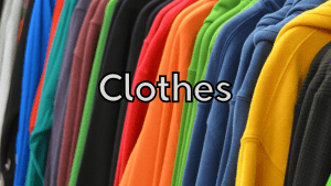 clothes accessories vocabulary ESL