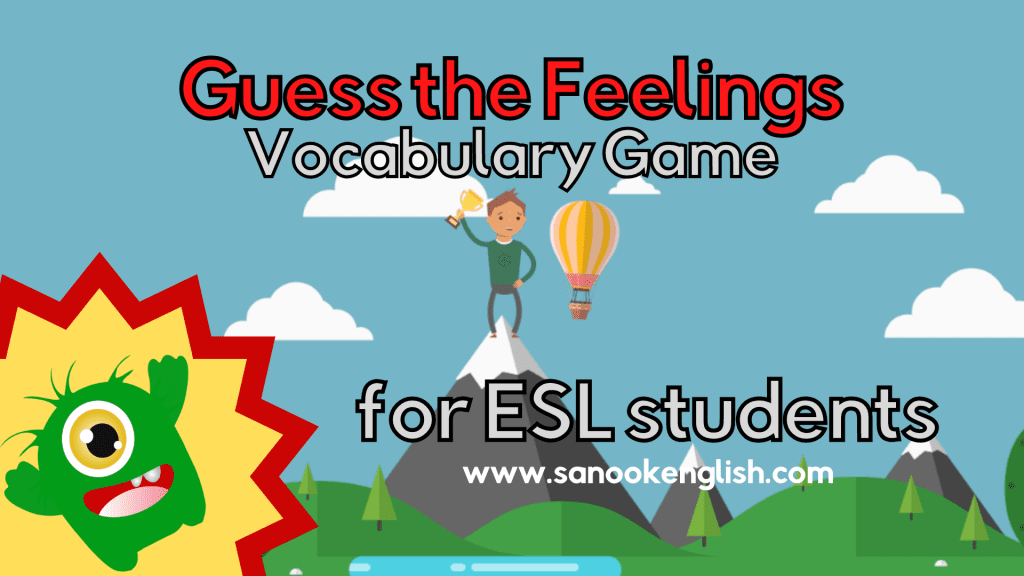 feelings vocabulary game video