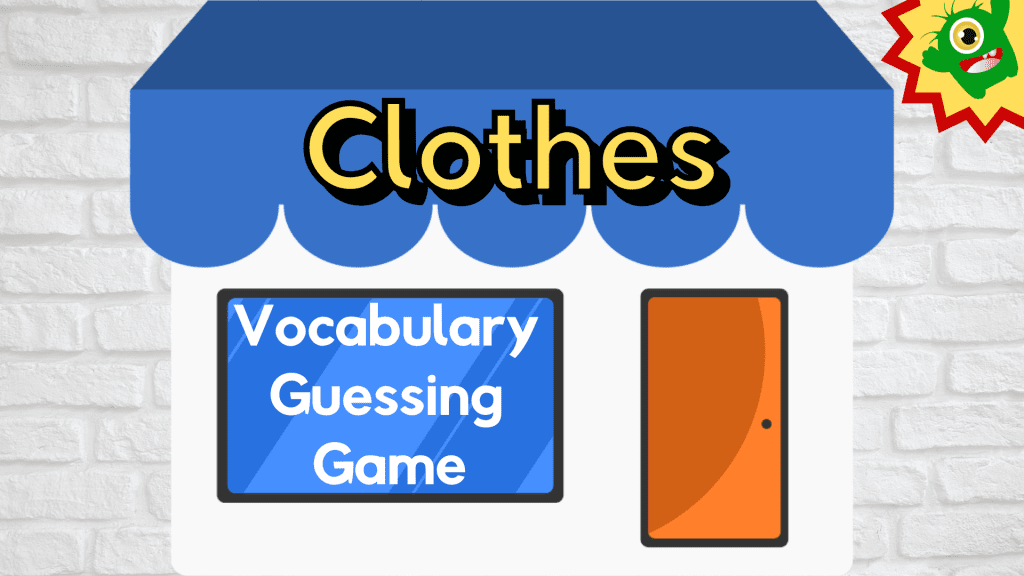 clothes vocabulary guessing game