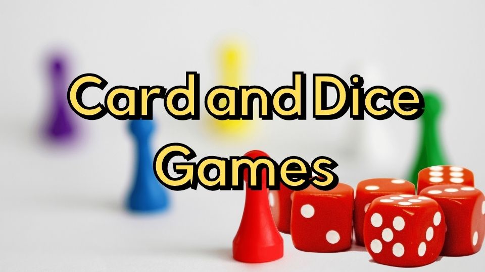 card and dice esl classroom games