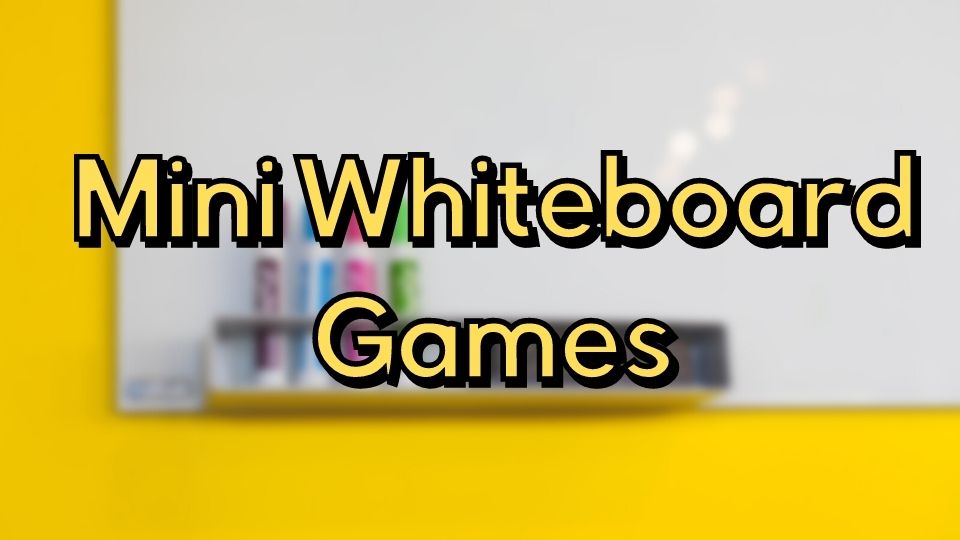 mini whiteboard esl classroom games