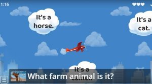 farm animals airplane game