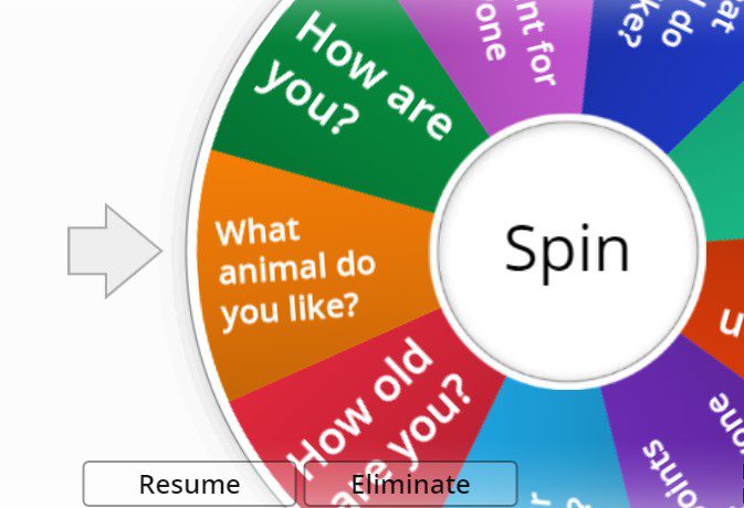 spin the wheel easy warm-up questions