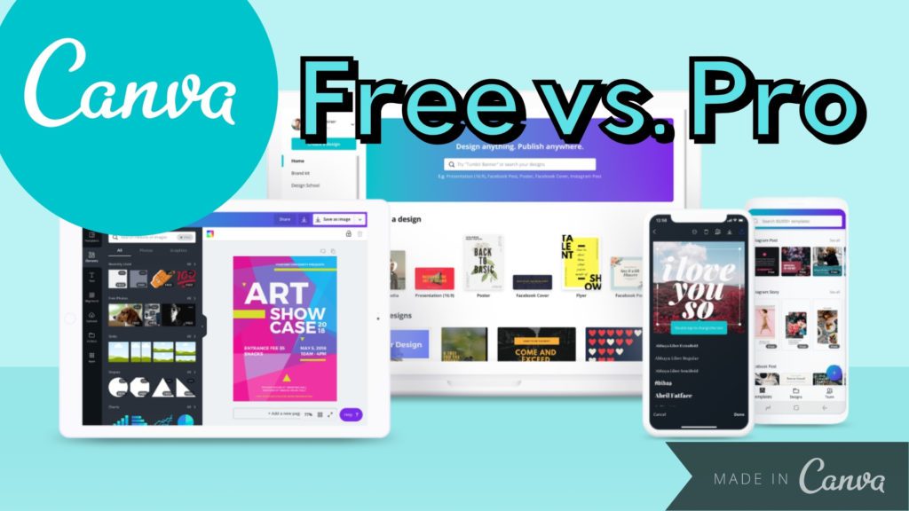 canva free vs pro
