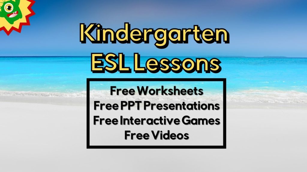 kindergarten ESL lessons
