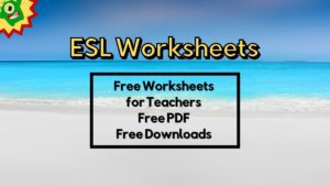 ESL worksheets